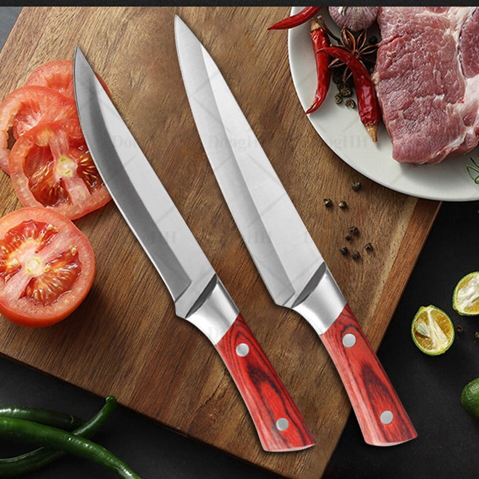 Butcher Knife Set Kitchen Knives Set Chef Knife Forged Meat Cleaver For Meat Vegetable Fruits Cutter Slicer