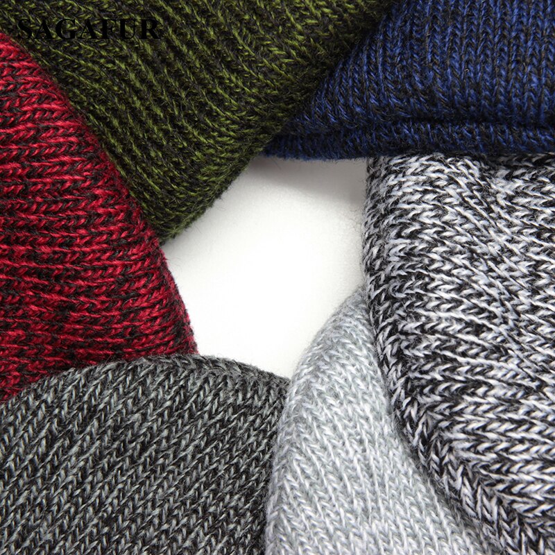 Bonnets doux pour hommes casquette d'hiver femmes Polyester Slouchy tricoté chapeau pour garçons décontracté Ski chapeau femme Hip Hop automne bonnets fille