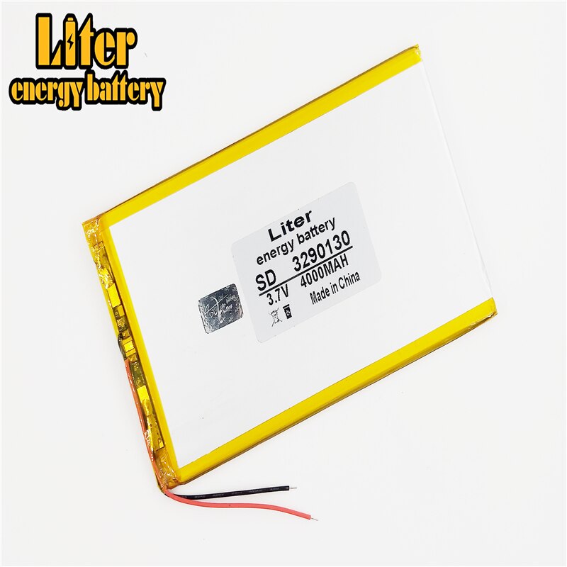 3.7 V lithium Tablet polymer battery 4000 mah 3290130super capacity suitable for tablet