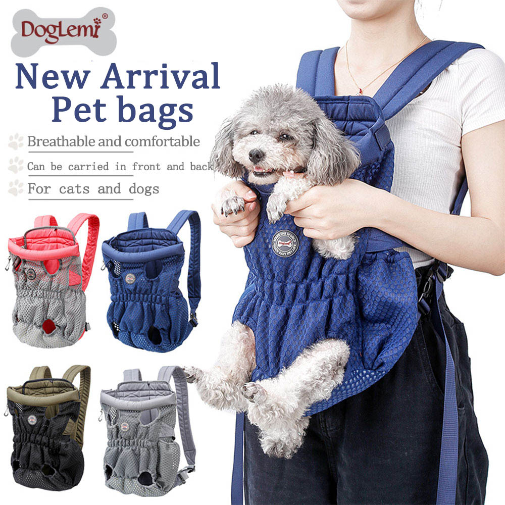 Mochila De Transporte para perros, bolsas de transporte grandes para el hombro, soporte frontal para el pecho para cachorros, Chihuahua, perros de compañía, accesorios para gatos # FS