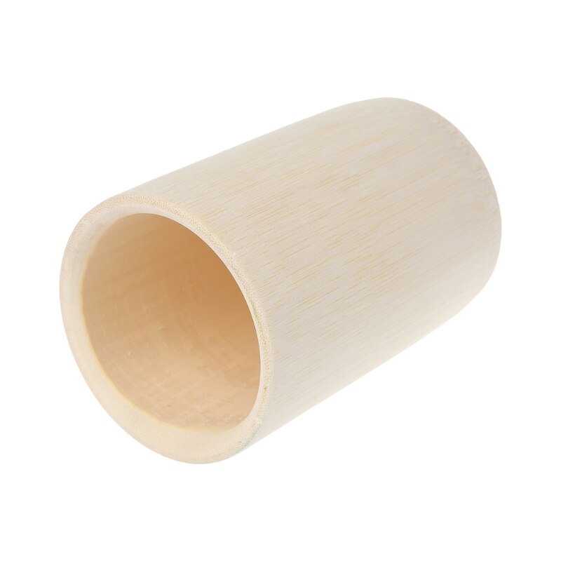 Taza de bambú sólida Natural hecha a mano, tradicional, para agua del té, Sake, café, zumo, bebidas, taza de madera, 7,3*12cm