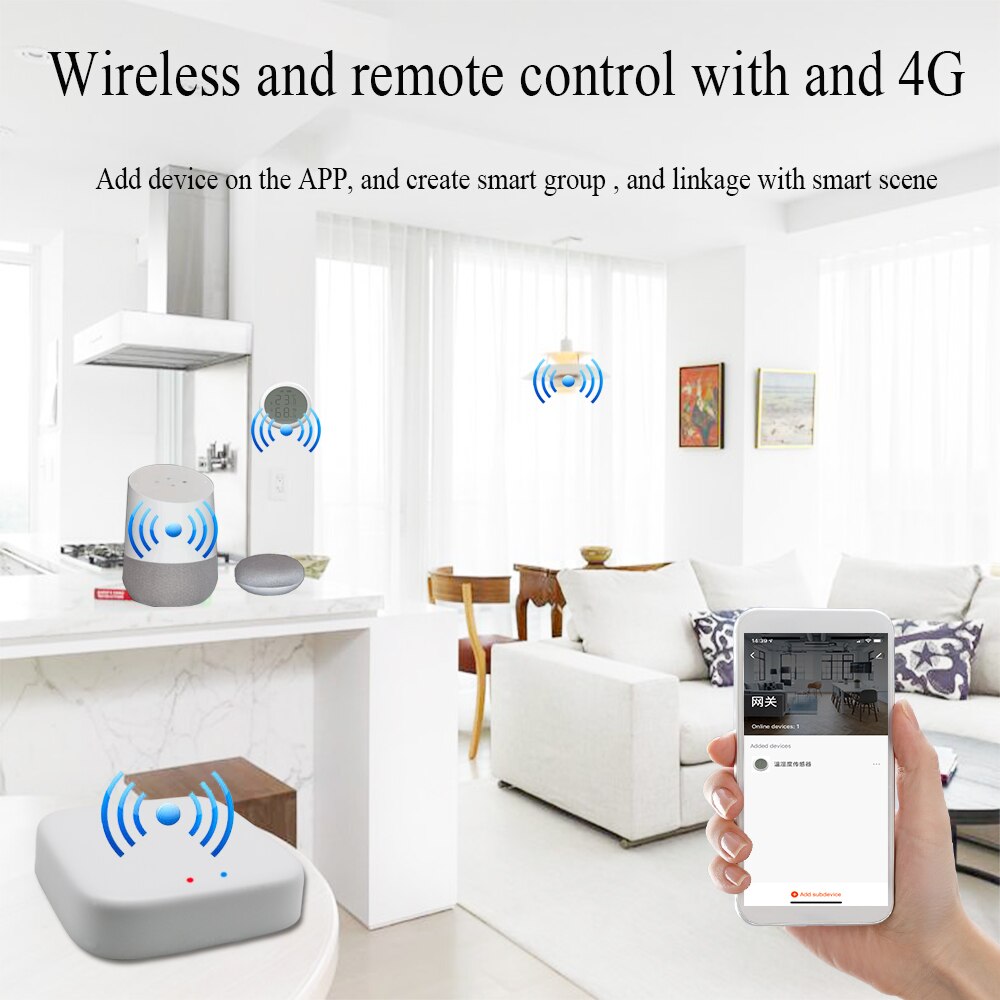 Tuya trådløs zigbee bridge smart hjem zigbee gateway hub fjernkontroll zigbee enheter smart life app for alexa google home