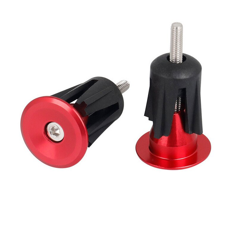1pair Bicycle Grip Handlebar End Cap Aluminium Alloy Lock Mtb Cycling Handle Bar Grips End Plugs For Bike Handlebar Accessoies
