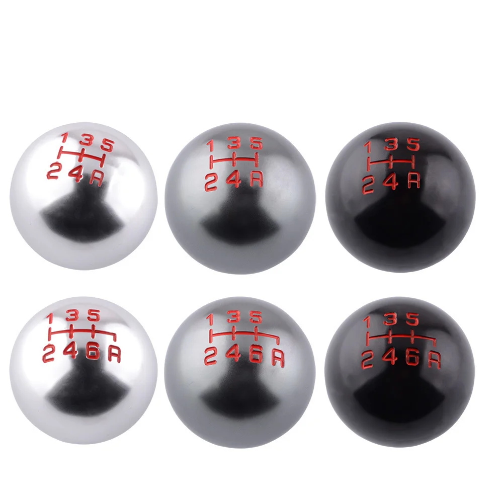 Pommeau de levier de vitesse en aluminium, 5/6 vitesses, en forme de boule, M10 x 1.5, pour Honda Fit Civic City FD2 FN2 EP3 TYPE R DC2 DC5 AP1 AP2 S2000 F20C