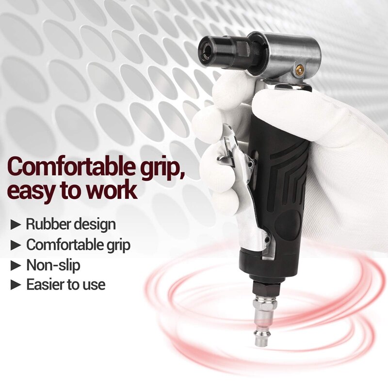2-Inch Angle Sander 90 Degree Grinder Mini Air Grinder Tool Great Grinding Gas Polishing Machine Polisher Cleaning Tool