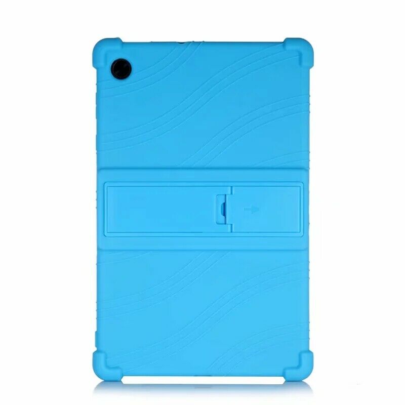 Silicon Case Voor Lenovo Tab M10 Fhd Plus Stand Cover M10Plus TB-X606 TB-X606F TB-X606X Houder Protector: Sky blue