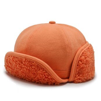Novelty Winter Thermal Bomber Hats For Men Women ins Style Velvet Thicken Lamb Wool Biker Windproof Hat Earmuffs Cap Ski Cap: color-7