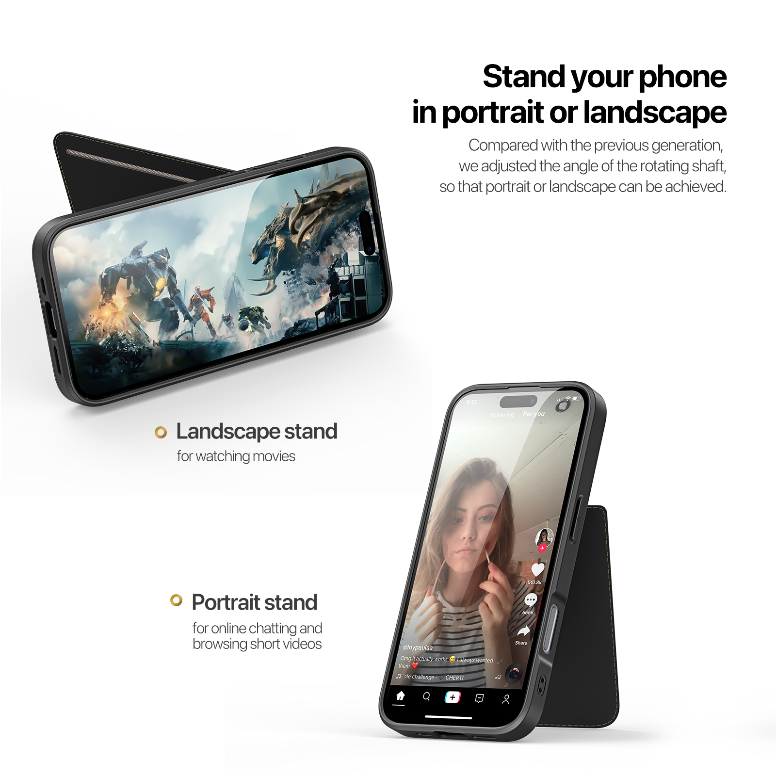 Funda magnética DUX DUCIS 3 en 1 para iPhone 16 Pro Max, funda 15 plus 14 13 Magsafe, funda multifuncional con soporte para teléfono, billetera