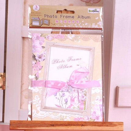 Papier tasche bild rahmen mit Band europäische klapp Mini kleine Jahrgang foto rahmen Album: 05