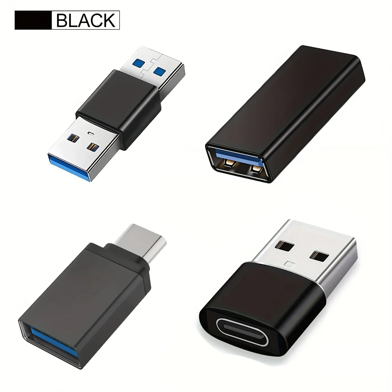 USB C Female to USB Male, USB Male to USB Male, USB Female to USB Female supports PD fast charging, flash drive, hard disk OTG a