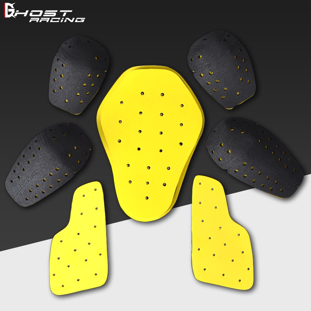 Motorcycle protective gear racing suit built-in anti-fall protective gear shoulder pad elbow, knee, back, chest, upgraded 7-piec