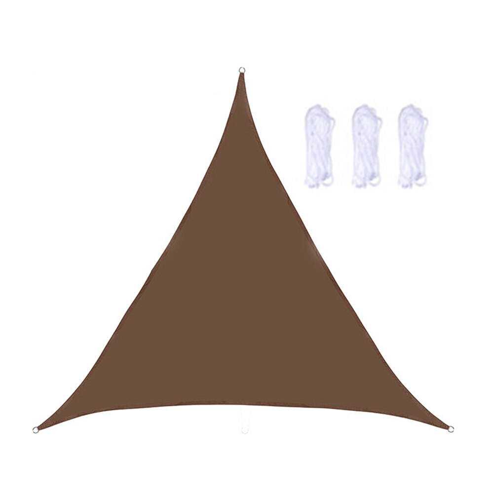Garden Waterproof Sun Shelter Triangle Sunshade Protection Canopy Patio Pool Shade Sail Awning Camping Large Shade Cloth: O