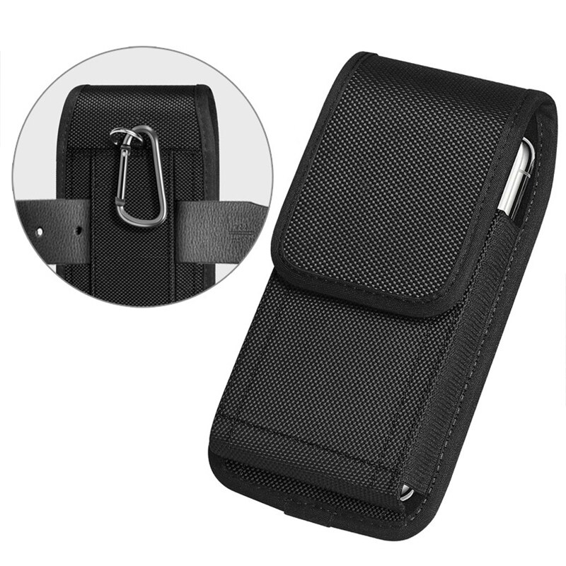 Mobiele Telefoon Pouch Nylon Holster Case Met Riemclip Cover Voor Samsung Galaxy S20 Plus Note 20 Ultra A21 A11 oxford Doek Cover