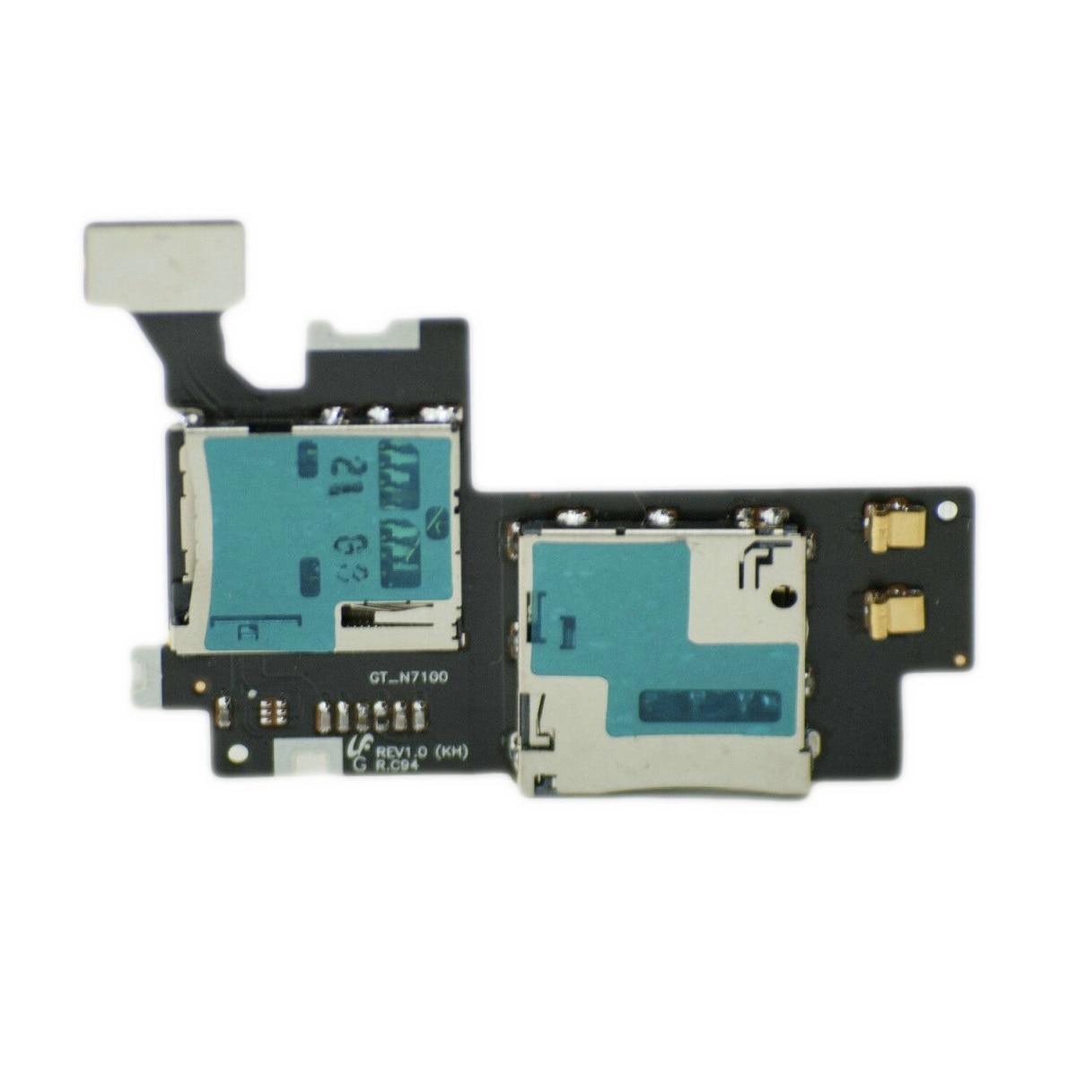For Samsung Galaxy Note 2 GT-N7100 N7105 I317 T889 L900 I605 R950 Micro SD Card Tray Micro /SIM Card Tray