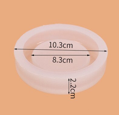 Hartvormige asbak siliconen mal diy kristal epoxy uv hars mal kunstbenodigdheden: 3