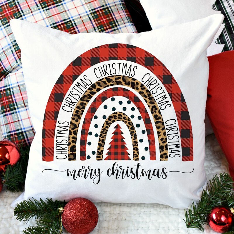 Merry Christmas Cushion Cover 45*45 Christmas Tree Pillowcase Sofa Cushions Pillow Cases Pillow Covers: Z21240-DCCWH-M