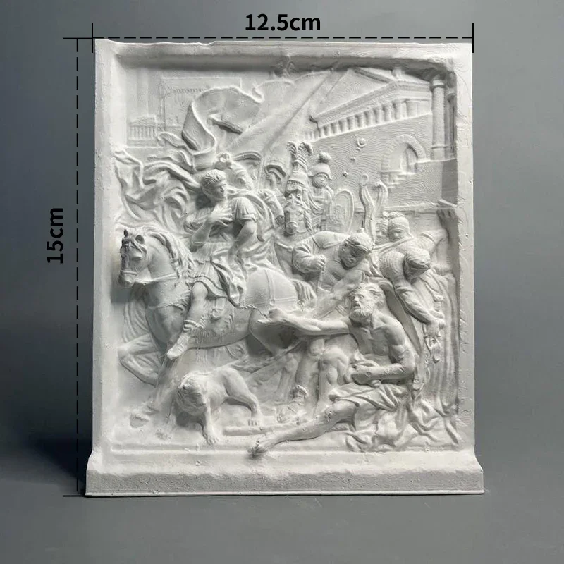 Nordic INS Style Character Gypsum Statue DIY Painted Sketch Photography Props Tabletop Decorations Home Art Plaster Decoration: Clear