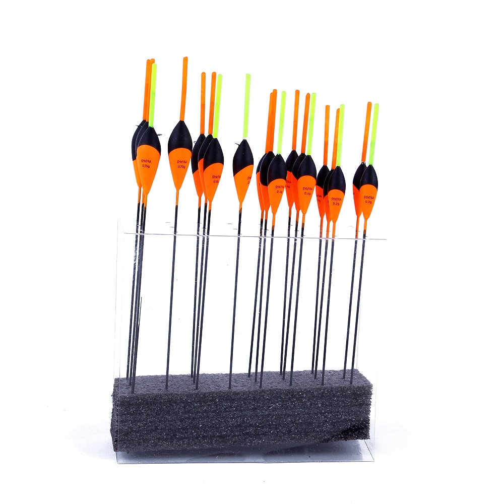 VIS KONING Vissen Vlotter Wood betonning marine 100 stk/set Dobbers For a Vissen Flotteur de Peche Karpervissen Accessoires Pesca