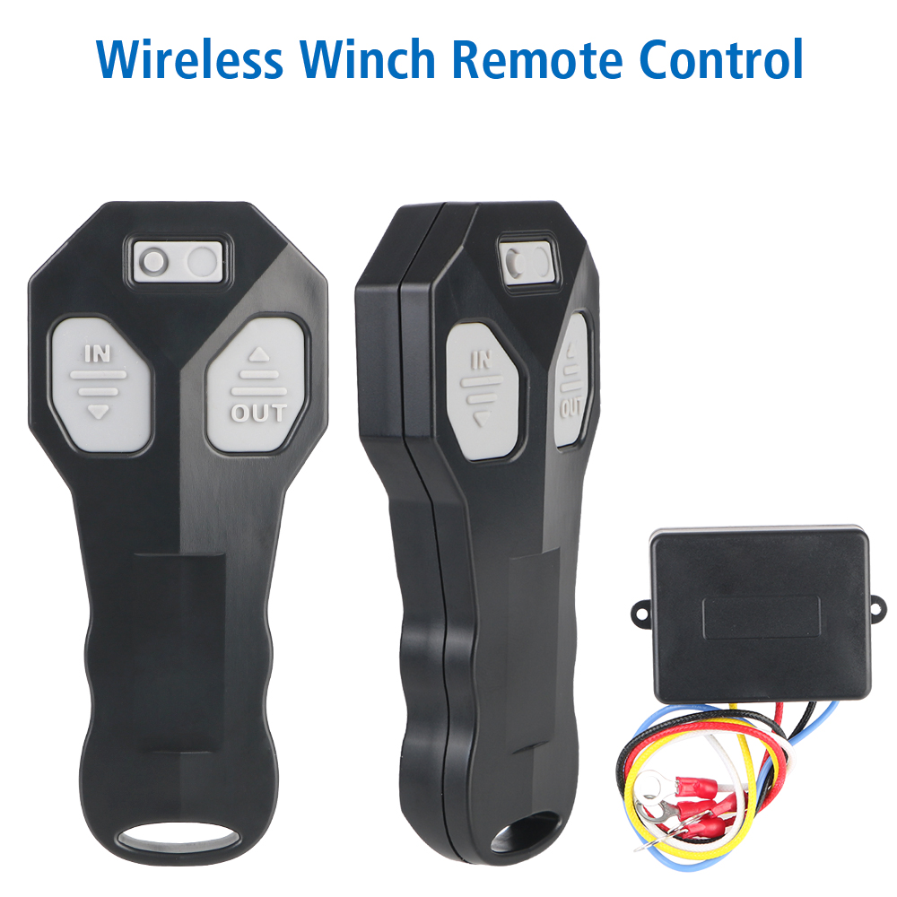 Handset Schakelaar Controller 12V/24V Dual Manual Zender Draadloze Lier Afstandsbediening Set Lier Lier Afstandsbediening