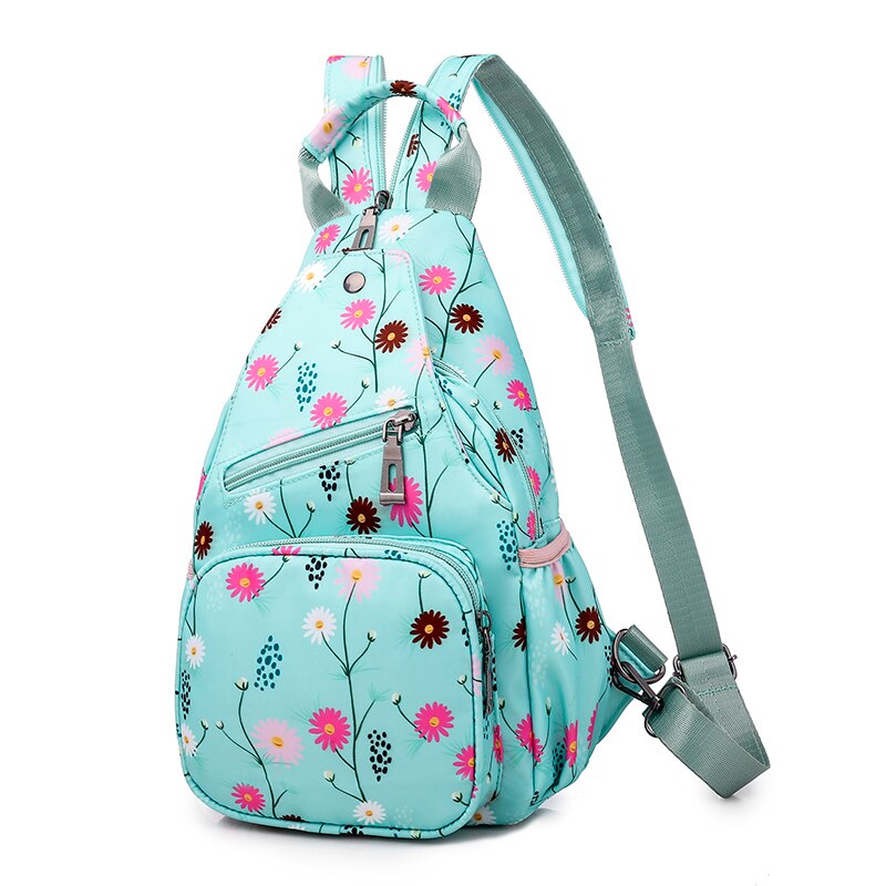 Bloemen Patroon Vrouwen Rugzak Duurzame Stof Oxford Rugzak Mooie Stijl Meisjes Winkelen Rugzak Vrouwelijke Rugzak