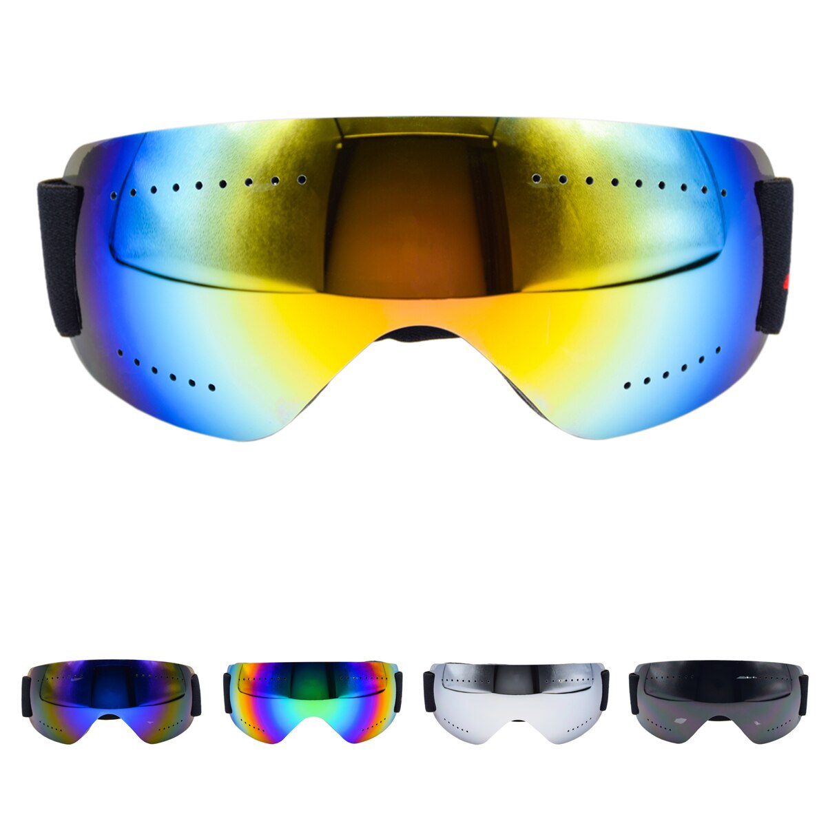 Heren dames unisex skibrillen  uv400 anti-condens skibrillen winter winddicht snowboardbrillen skibrillen snowboardbrillen