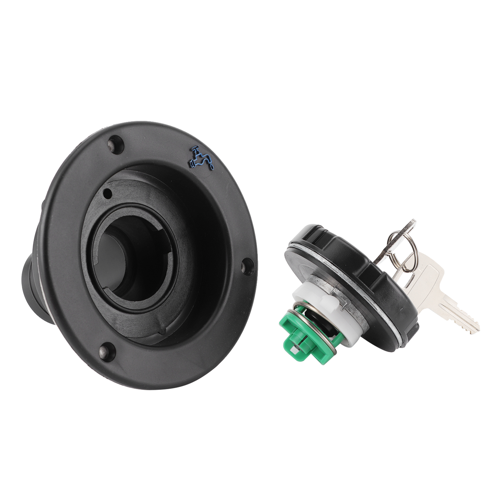 Gravity Fresh Water Fill Hatch Inlet Filter Lockable For RV Boat Camper Trailer Black Caravan Gravity Water Inlet Accessories
﻿