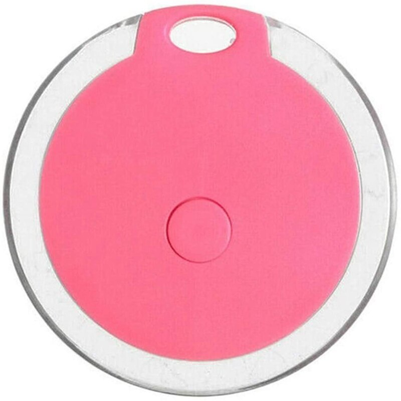 Gps-hunde-tracker, intelligenter bluetooth-tracker & bluetooth-schlüsselfinder, drahtloses anti-verlust-alarm-sensorgerät für kinder und haustiere: Rosa