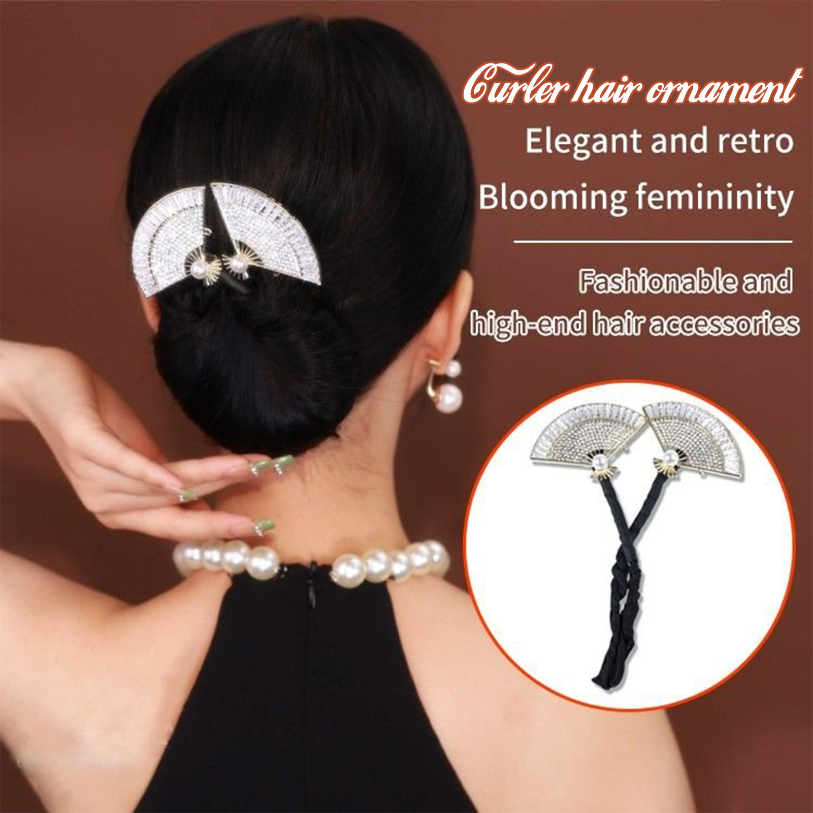 Double Nuts Hair Bun Maker para meninas, Hair Styling Twist Bun Hairpins, Flexível Conveniente de Usar, Cabelo Longo e Grosso Fino