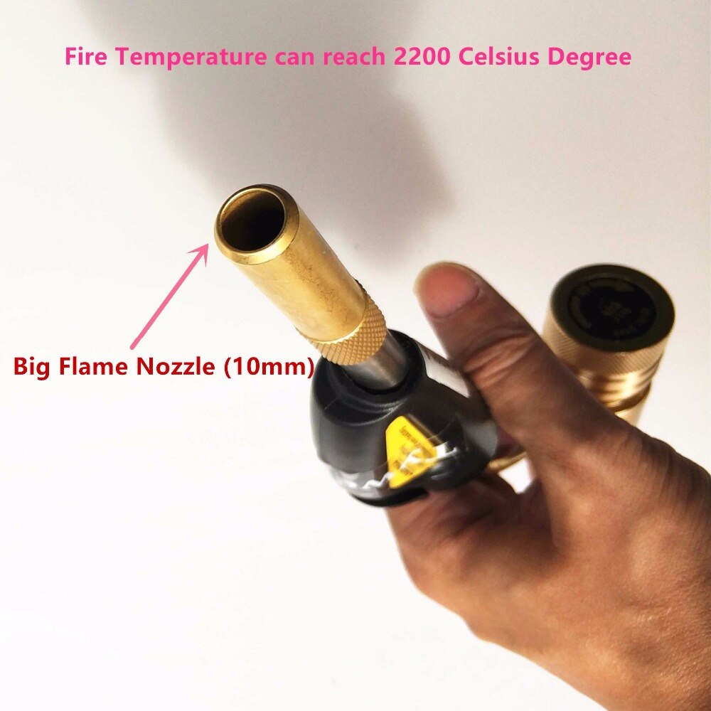 Mapp Torch Gas Welding Piezo Ignition Flame Brazing Tool USA Style CGA600 BBQ Heating Quenching HVAC Plumbing Welding Torch