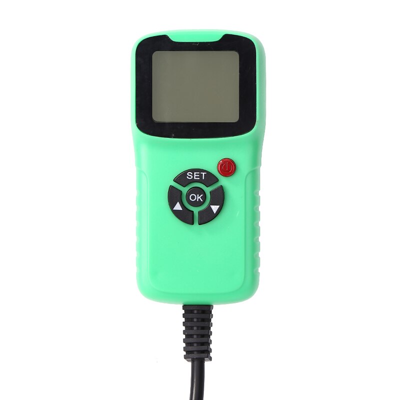 Digital 12V Car Battery Tester Vehicle LCD Battery Test Car System Test Diagnostic Tool Lead-acid Battery Diagnostic Instrument: Green