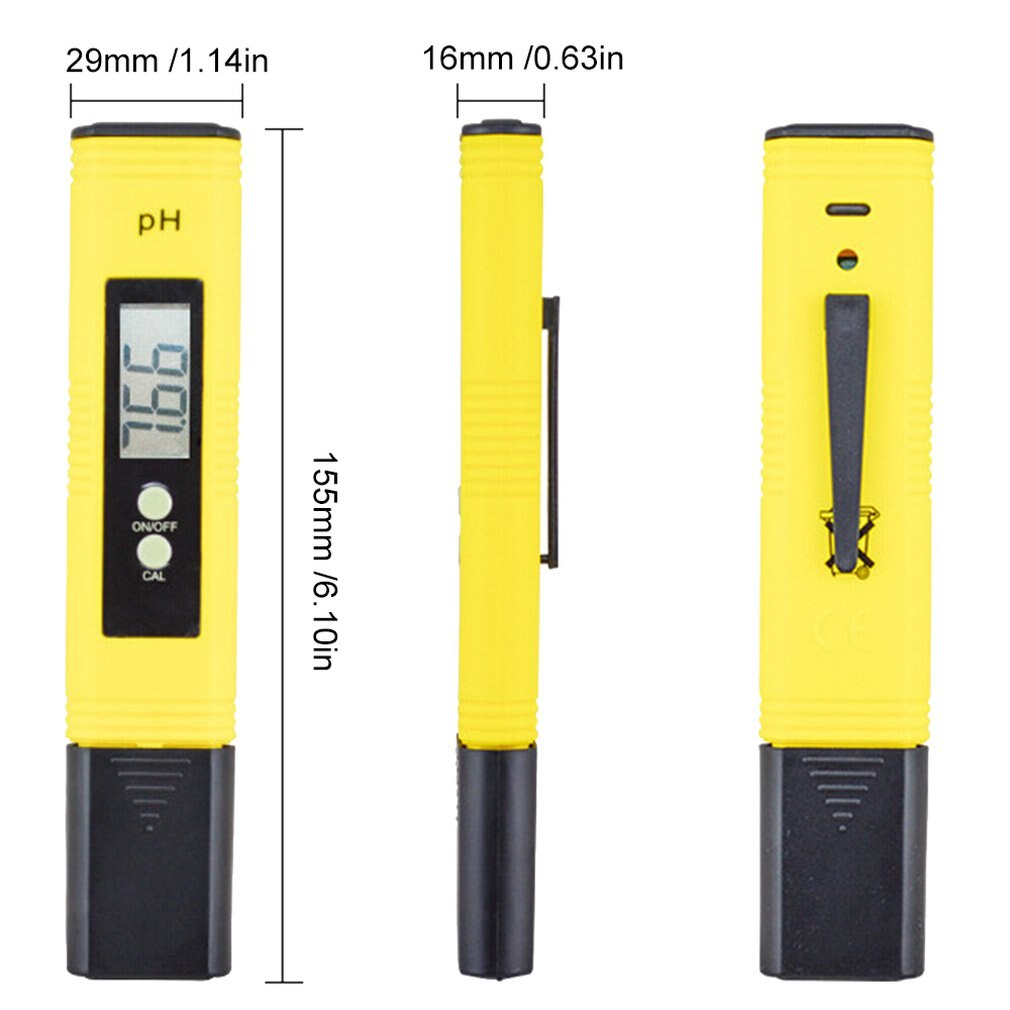 Multifunctional Portable PH EC Meter Temperature Tester Pen Conductivity Water Measurement Tools PH Tester