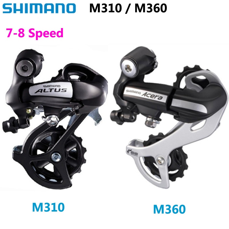 Shimano altus/acera rd  m310/m360 7/8 speed 3 x 7s 3 x 8s mountainbike ridning cykling mtb cykel bagskifter tilbehørsdele