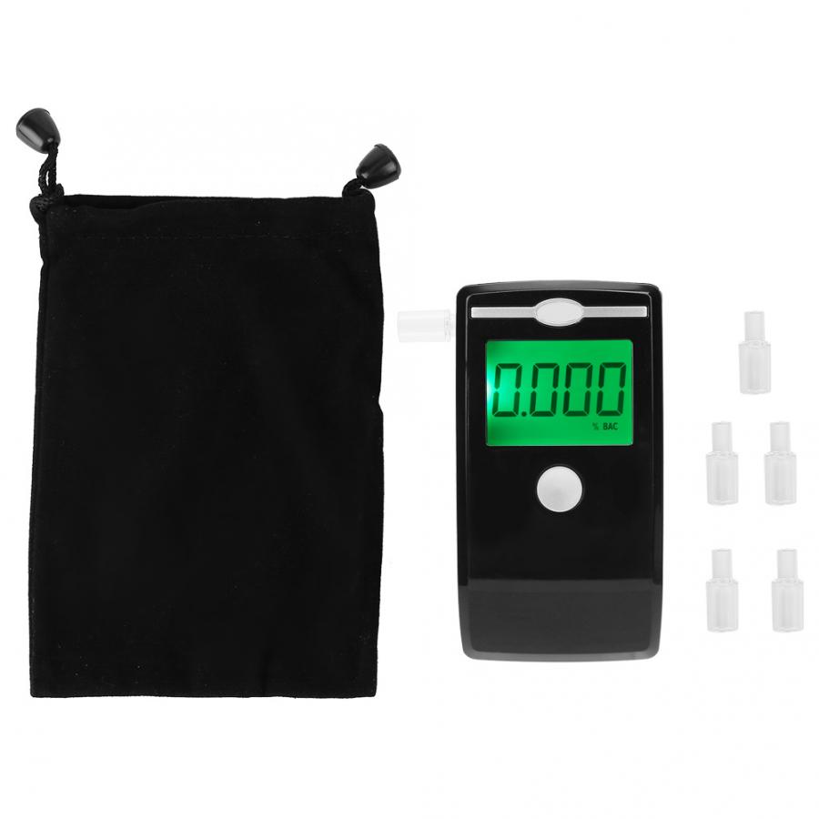 Hoge Precisie Draagbare Digitale Alcohol Adem Tester Detector Alcohol Analyzer Met Display
