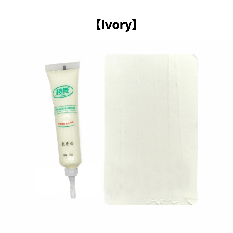 20 Color Wood Furniture Repair Paint Wax Solid Wooden Refinishing Paste Floor Furniture Scratch Fast Remover Repair Paint Tool: Ivory