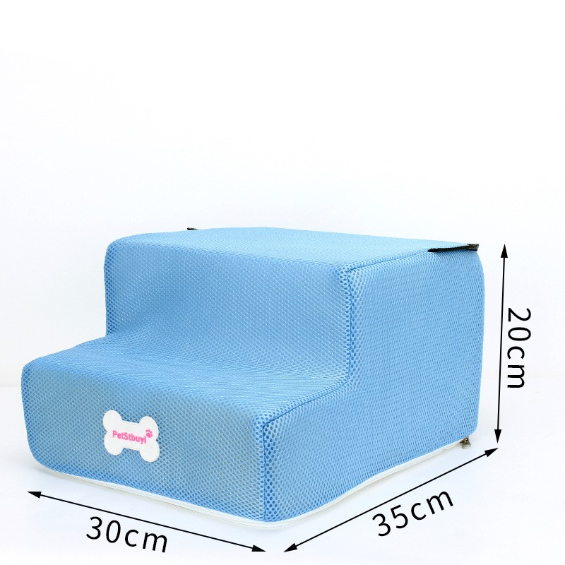 Dog House Dog Stairs Pet 3 Steps Stairs for Small Dog Cat Pet Ramp Ladder Anti-slip Removable Dogs Bed Stairs Pet Supplies