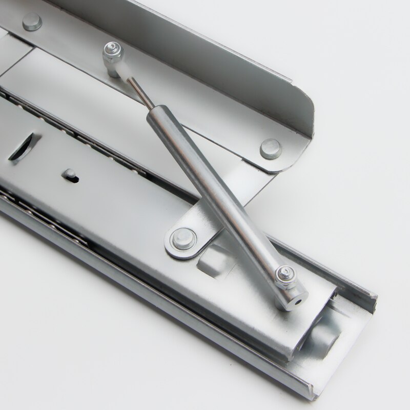 Hydraulic Adjustable Table Height Adjustable Spring Folding Slideway Square Table Variable round Table Contraction Rail Road