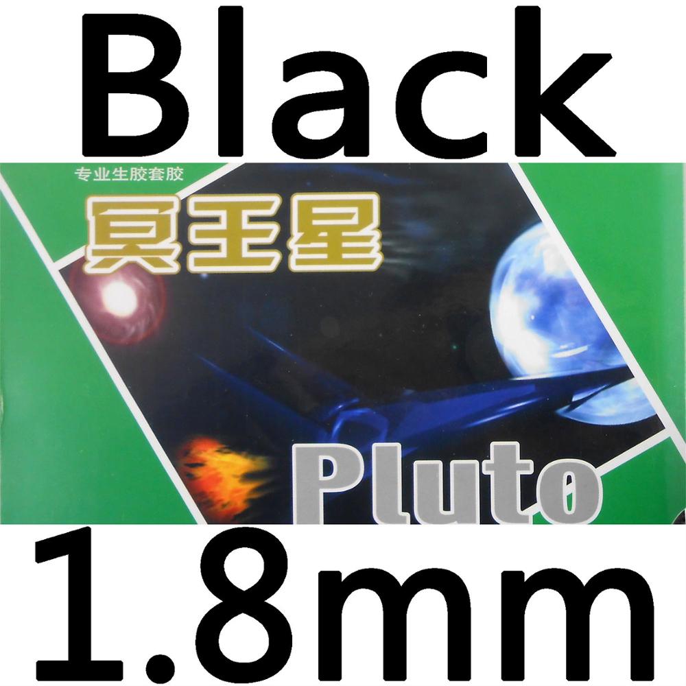 Originale Yinhe attraverso Lattea galassia Plutone medio pip-fuori tavolo tennis ping-pong di gomma con la spugna: nero 1.8mm