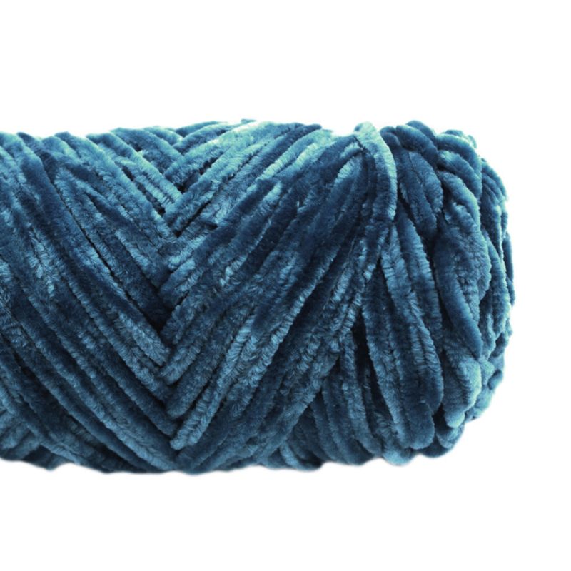 Fil Chenille en velours pour tricot à la main, fil de Crochet en fausse laine, moyen et épais, bricolage, écharpe artisanale, pull, fournitures de tricot: 6