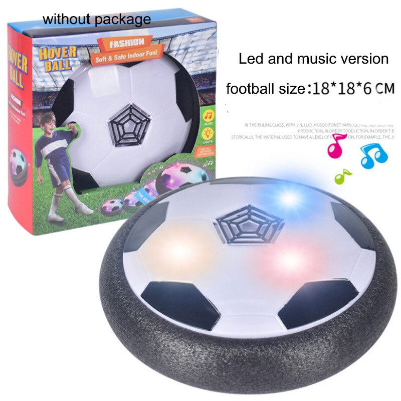 Air Power Hover Voetbal Indoor Voetbal Speelgoed Kleurrijke Muziek Licht Knipperende Bal Speelgoed Kids Sport Games Kid 'S Educatief: led music verion