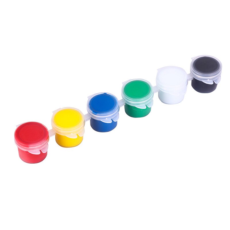 Children's Painting Paint 5ml Six-piece Set of Simple Acrylic Paint Kindergarten Art Diy Hand-painted Materials