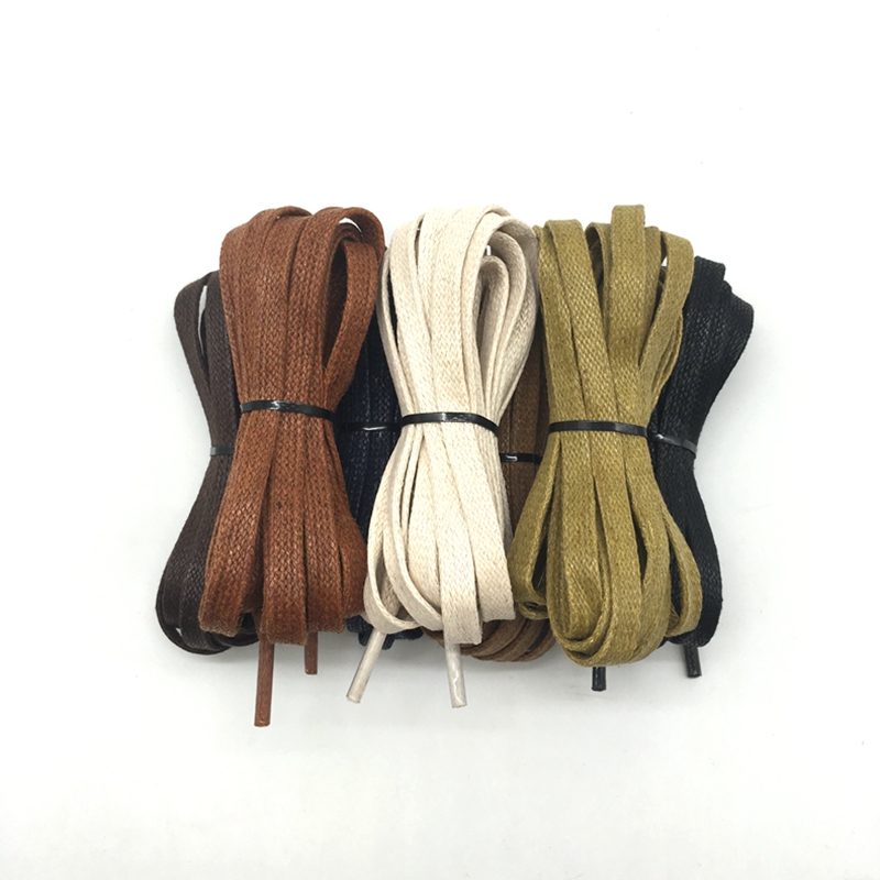 1 Paar gewachste Schnürsenkel flache Schnürsenkel Stiefel Unisex wasserdichte Leder Turnschuhe Schnürsenkel Länge 60 80 180cm p3
