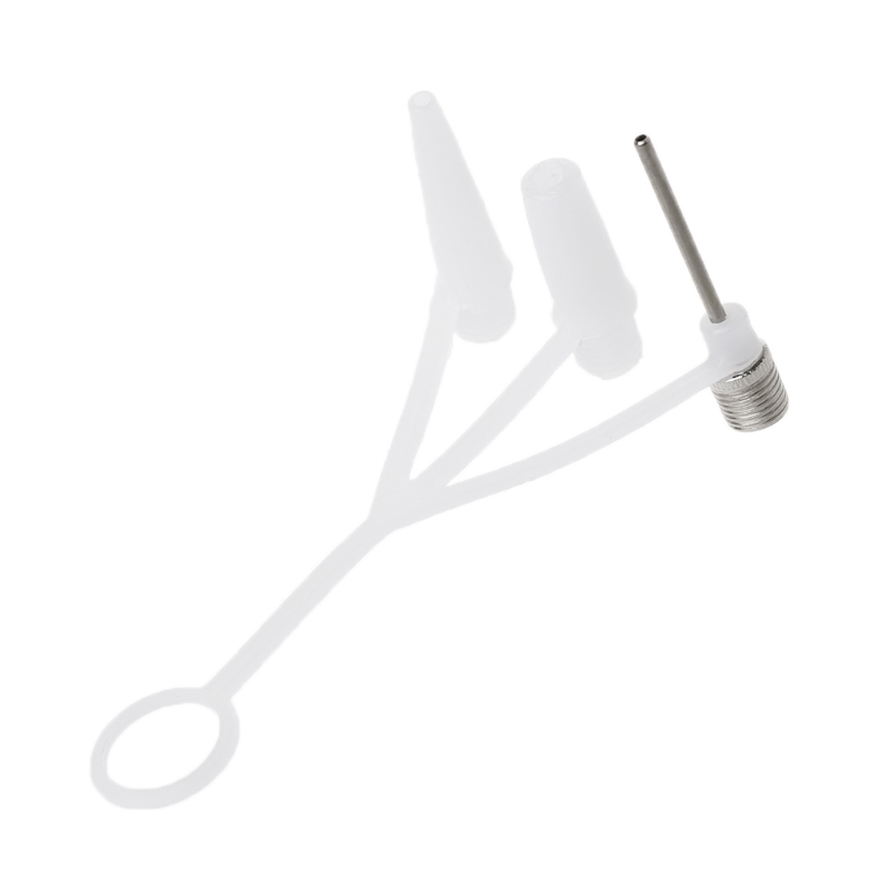 3 -teiliges set ballaufblasventil-adapter, handluftpumpe, nadel, heim- und outdoor-zubehör
