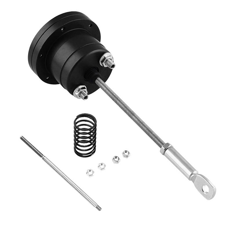 Verstelbare Actuator Turbo Magneetventiel Aluminium Wastegate Actuator Geschikt Voor De Meeste Auto Turbo Magneetventiel Accessoires: black