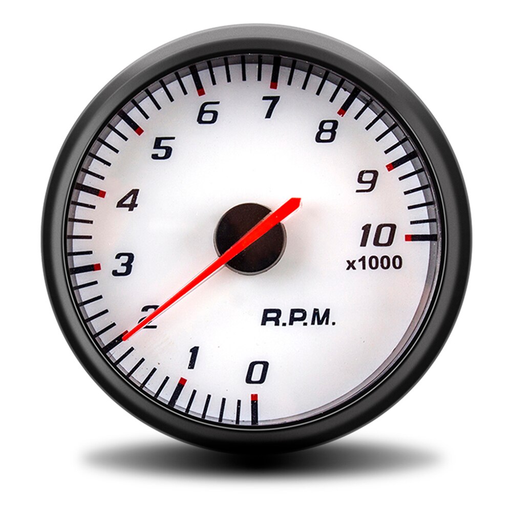 Dragon 60mm Stepper Motor Blue Light Pointer Auto Car Rev Counter Tachometer Gauge Gasoline Engine 10000 RPM Meter