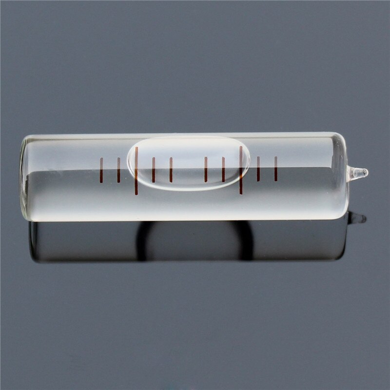 Högprecisionsglasrör horisontell bubbla totalstation teodolittillbehör vattenpass zbubbla diameter 10mm: 10 x 41(0.45)