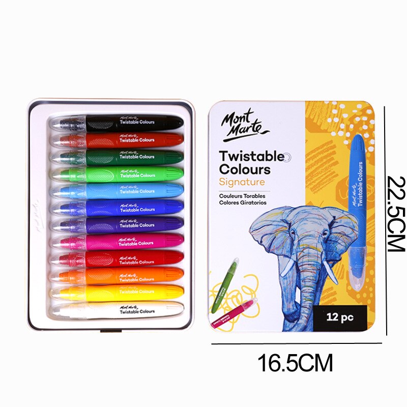 12/24/36 Colors Oil Pastel Drawing Set Blendable Colour Sticks Wax Crayons for Children Soft Pastel Stationery Dry Pastel Chalk