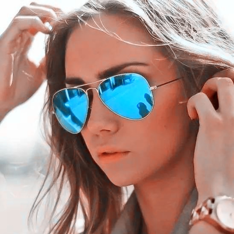 neue Pilot Spiegel Sonnenbrille Frauen/Männer Luxus Sonnenbrille Frauen Vintage Outdoor Driving Oculos De Sol UV400