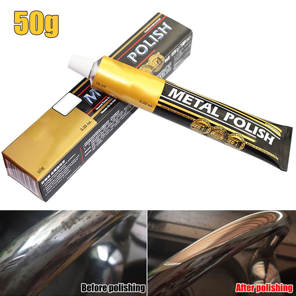50g/100g Metal Polish Paste for Cars Watch Mirror Wax Grinding Polishing Paste Wax Metalworking Metal Tools: Army Green