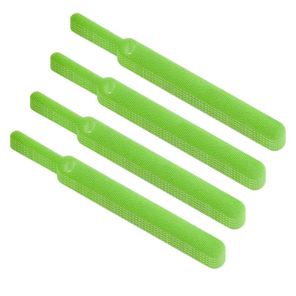 10/20PCS USB Cable Management Charging Cable Organizer PC Cable Winder Straps Earphone Cable Tie Hook Loop Desk Cable Bundle: 20Pcs Green