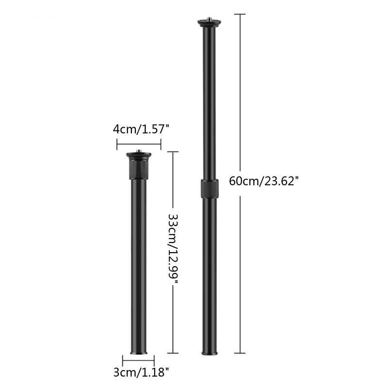 R91A Universal Kits Desk Mount Stand Photography Tabletop C Clamp Mounting Adjustable Table Light Stand for DSLR Camera Video